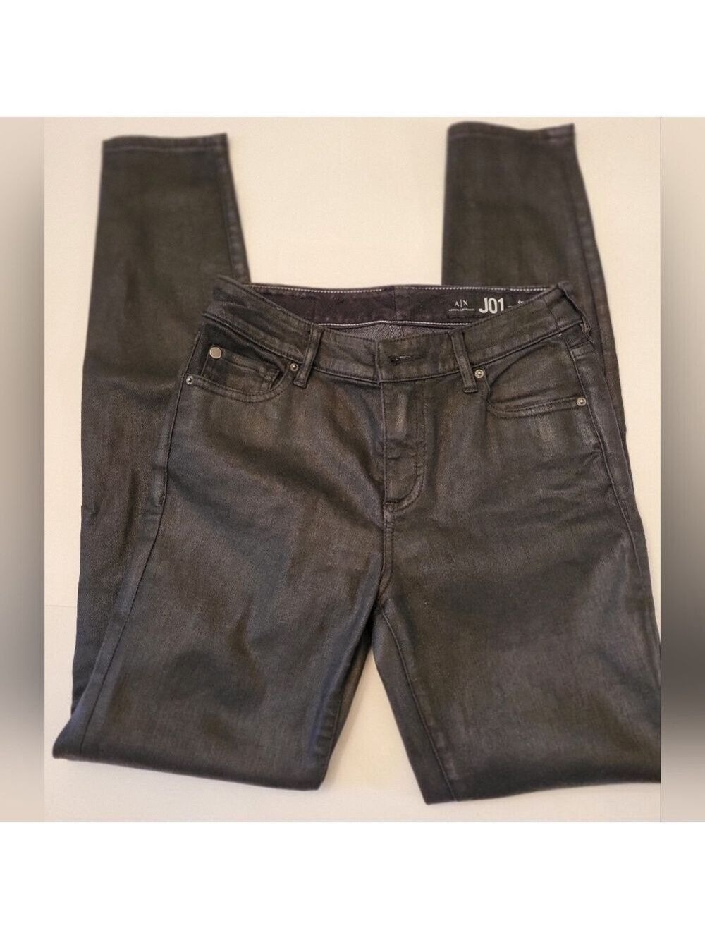 Armani Exchange Black Jeans J01 Super  Skinny 26
